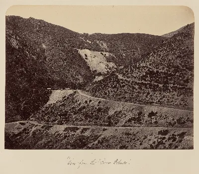 Vista desde Cerro Pelado, Región de Coquimbo, 1860 — 1860 | Chile de Ayer