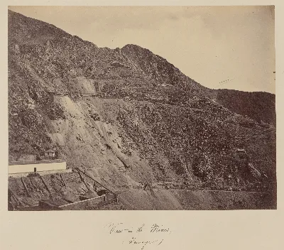 Vista de las minas, Tamaya, 1860
