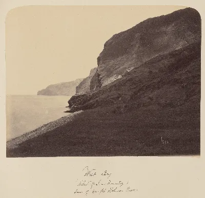 Bahía Oeste, Isla Robinson Crusoe, Archipiélago Juan Fernández, 1860 — 1860 | Chile de Ayer