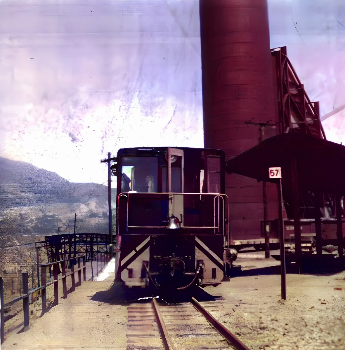 Ferrocarril Sewell, ca. 1910 — Ferrocarril Rancagua-Sewell — 1910 | Chile de Ayer