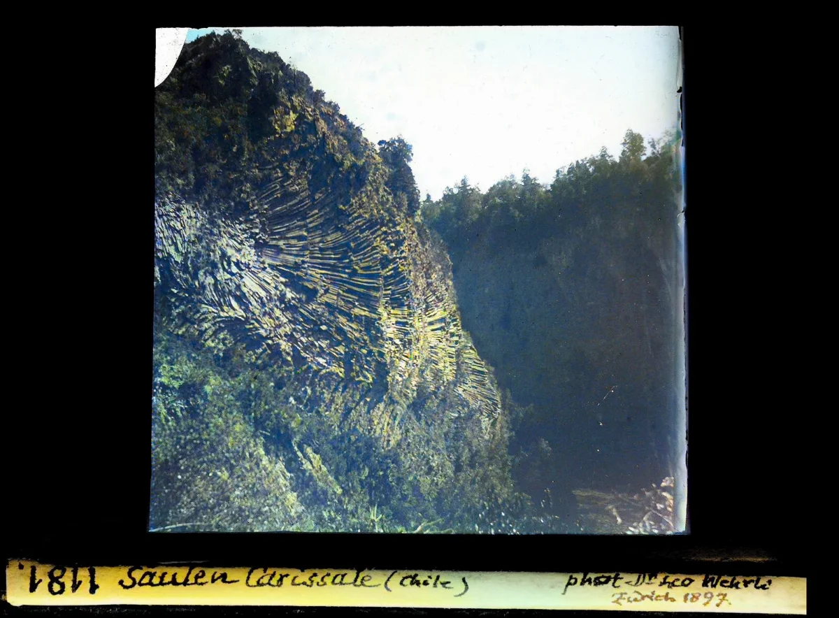 Salten (Drossale) - Formación basáltica, 1897 — aprox. 1897–1940 | Chile de Ayer
