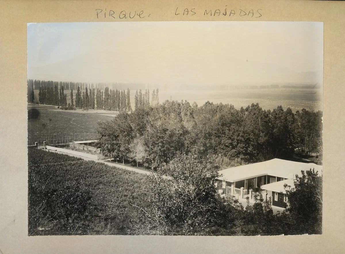 Parque Las Majadas de Pirque, CA 1901 — Las Majadas de Pirque — 1901 | Chile de Ayer