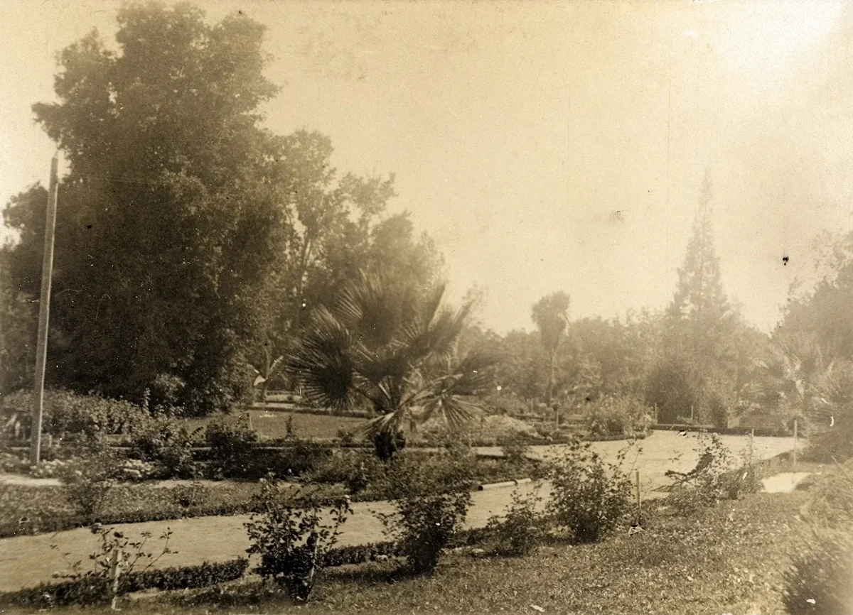 Parque Las Majadas de Pirque, CA 1901 — Las Majadas de Pirque — 1901 | Chile de Ayer