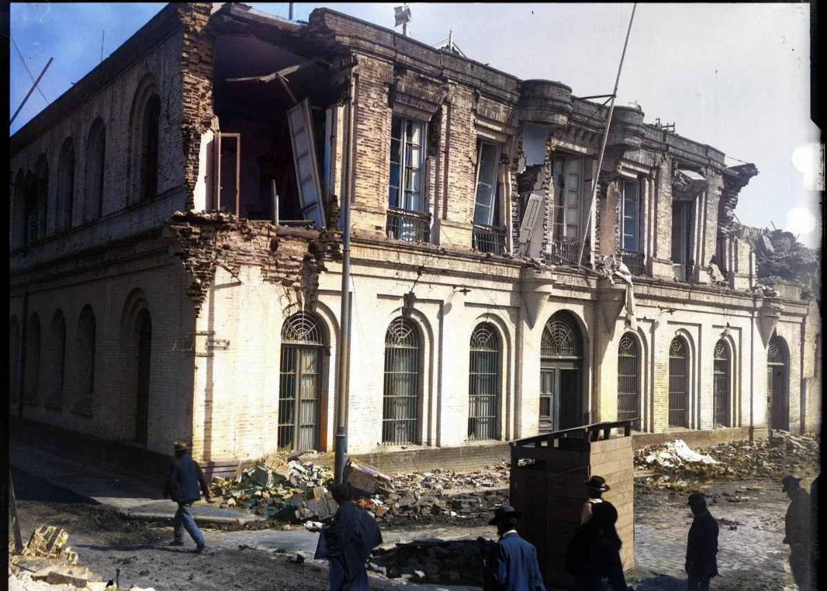 Terremoto Valparaiso, Calle Brasil., en 1906 — Avenida Brasil — 1906 | Chile de Ayer
