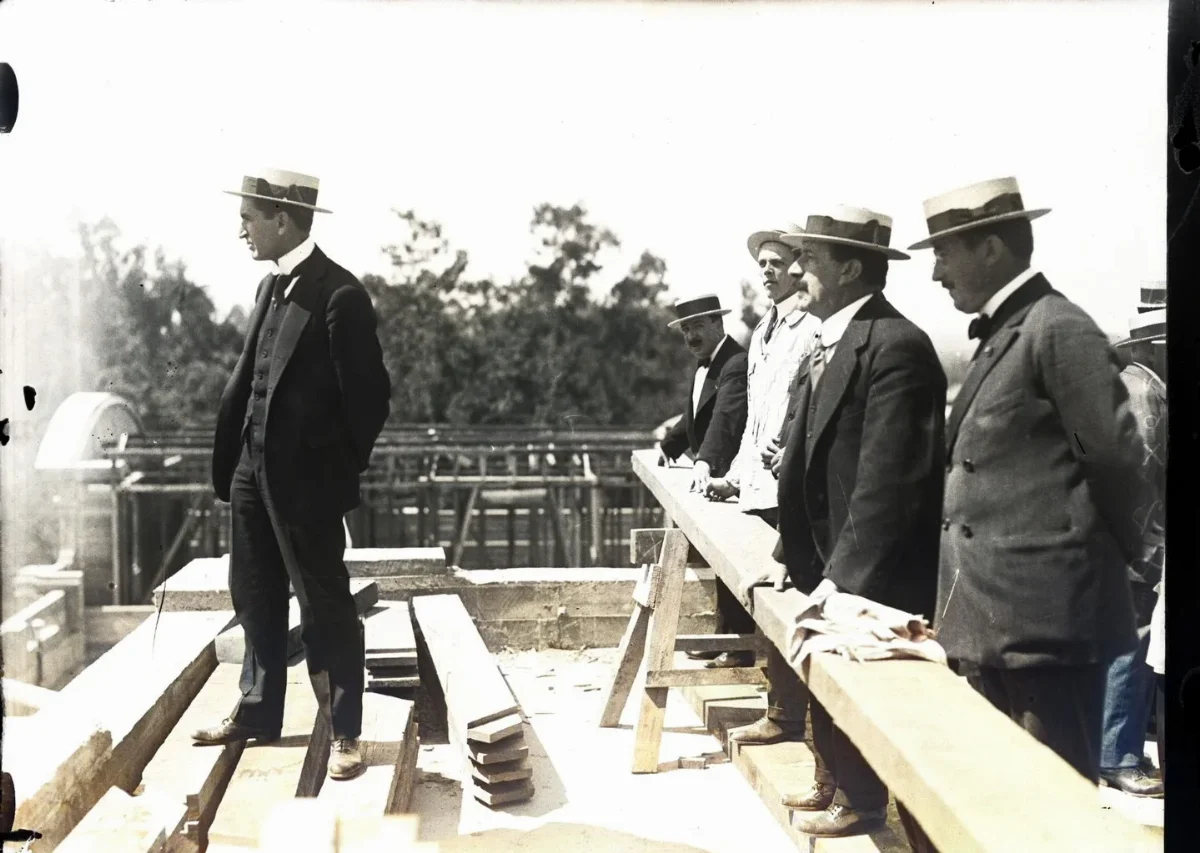 Escuela de Ingeniería ca.1910 — Escuela de Ingeniería de la Universidad de Chile — 1910 | Chile de Ayer