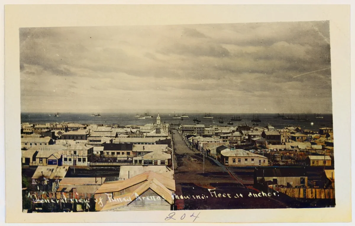 Punta Arenas, Febrero 1908 — Punta Arenas — 1908 | Chile de Ayer