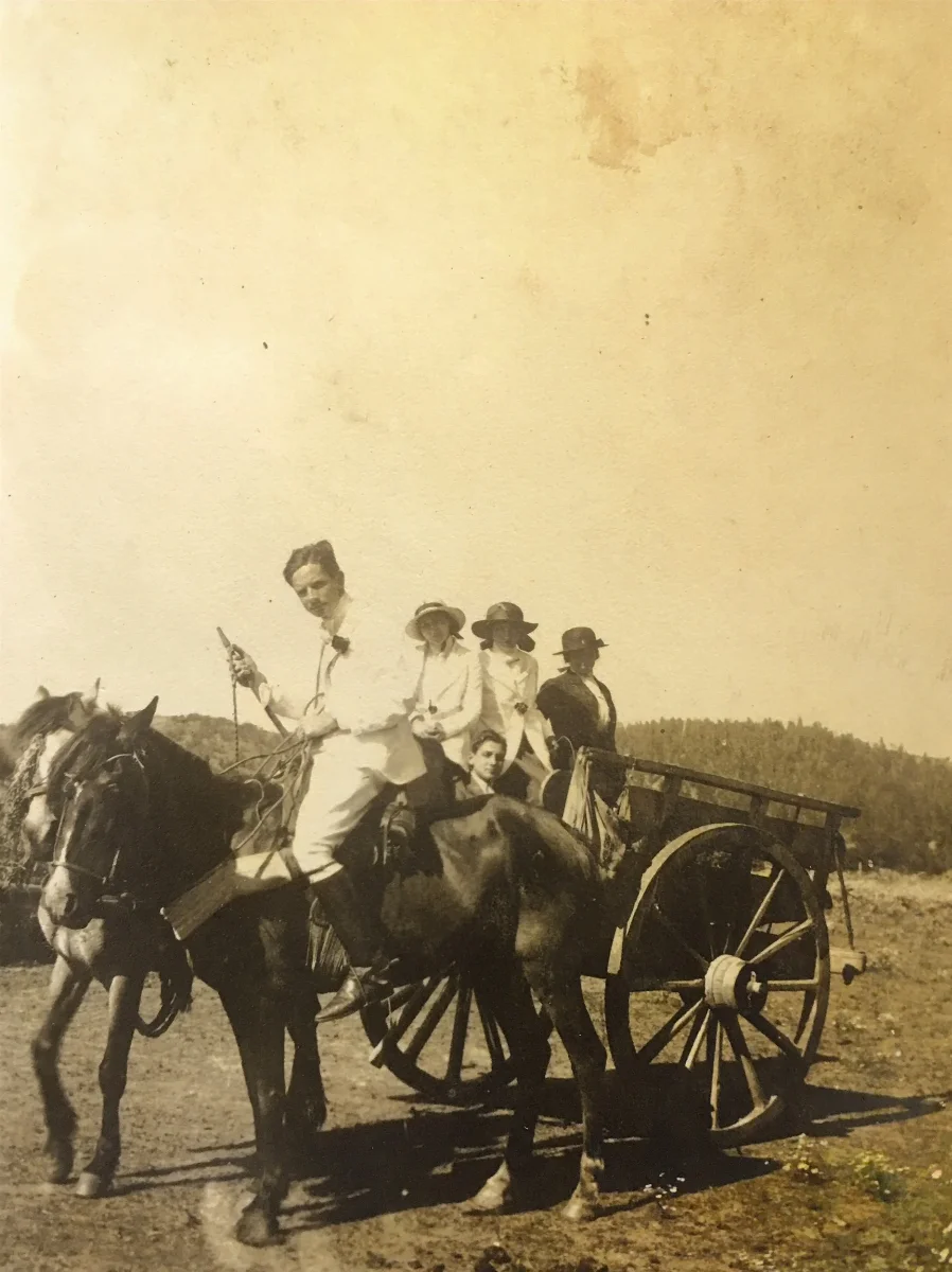 Camino a Quilpué, 1918 — Camino a Quilpué — 1918 | Chile de Ayer