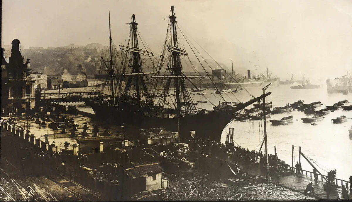 Valparaíso, 1900 — Bahía de Valparaíso — 1900 | Chile de Ayer