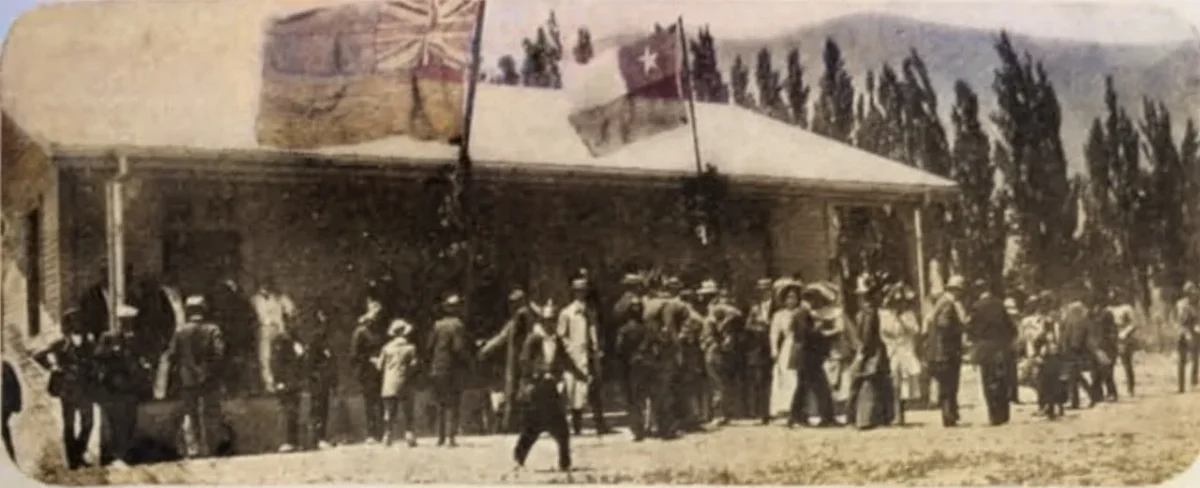 Estación Pedegua (1911) — Municipalidad de Valparaíso — 1911 | Chile de Ayer