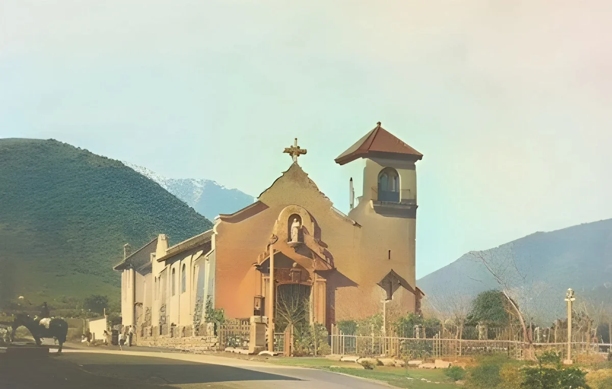 Parroquia Santa Rosa de Lo Barnechea, 1900 — Parroquia Santa Rosa de Lo Barnechea — 1900 | Chile de Ayer