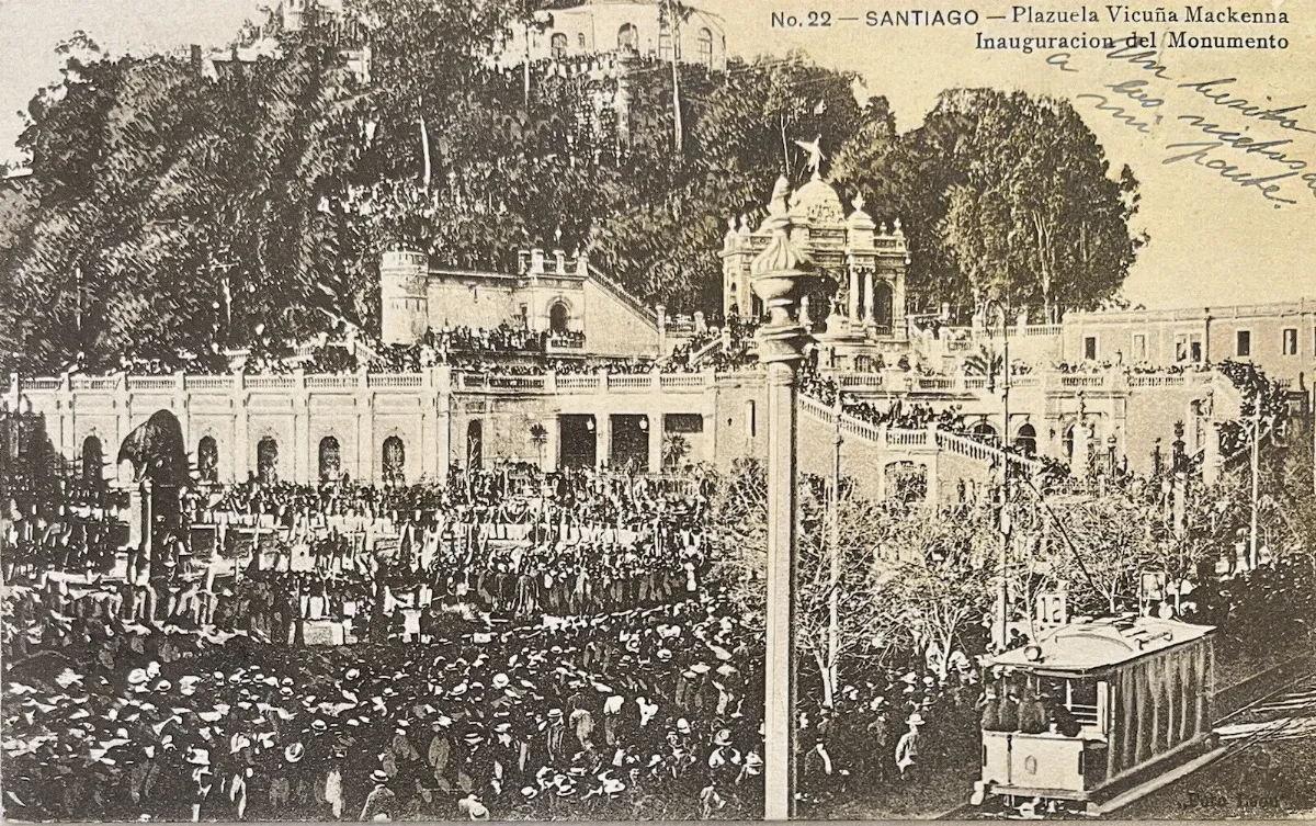 Cerro Santa Lucía en 1902 — Cerro Santa Lucía — 1902 | Chile de Ayer