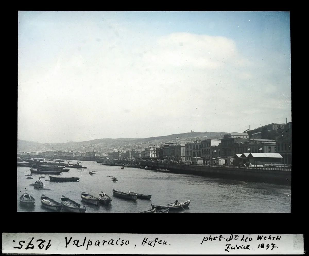 Vista del puerto — aprox. 1897–1940 | Chile de Ayer