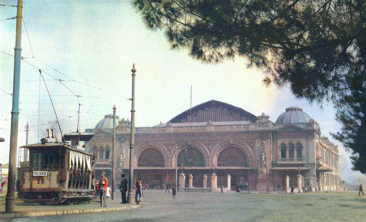 Estación Mapocho en 1920 — 1920 | Chile de Ayer