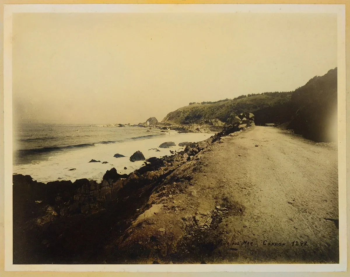 Camino costero Viña del Mar en 1898 — Camino Costero Viña del Mar - Concón — 1898 | Chile de Ayer