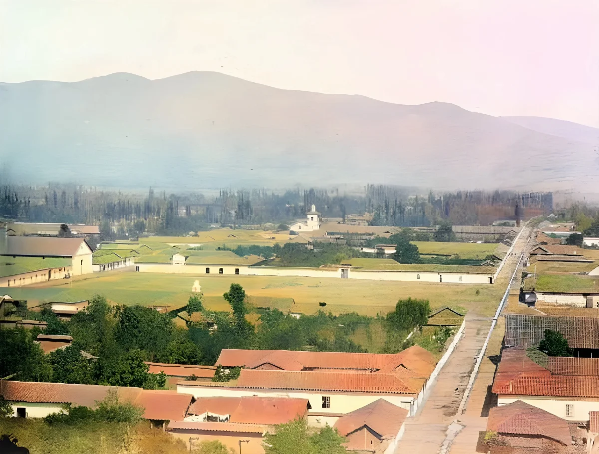 Vista de Quillota, 1865 — 1865 | Chile de Ayer