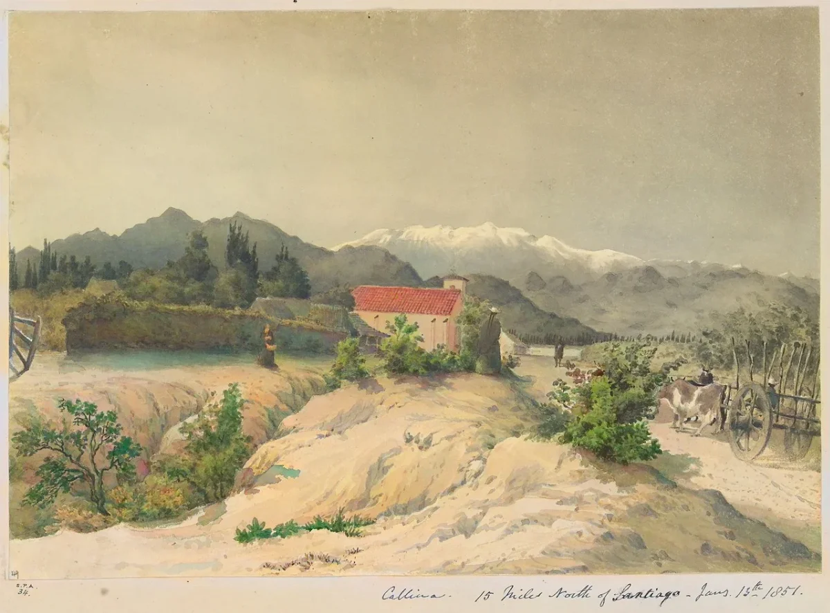 Colina, al norte de Santiago, 1851 — aprox. 1851 | Chile de Ayer