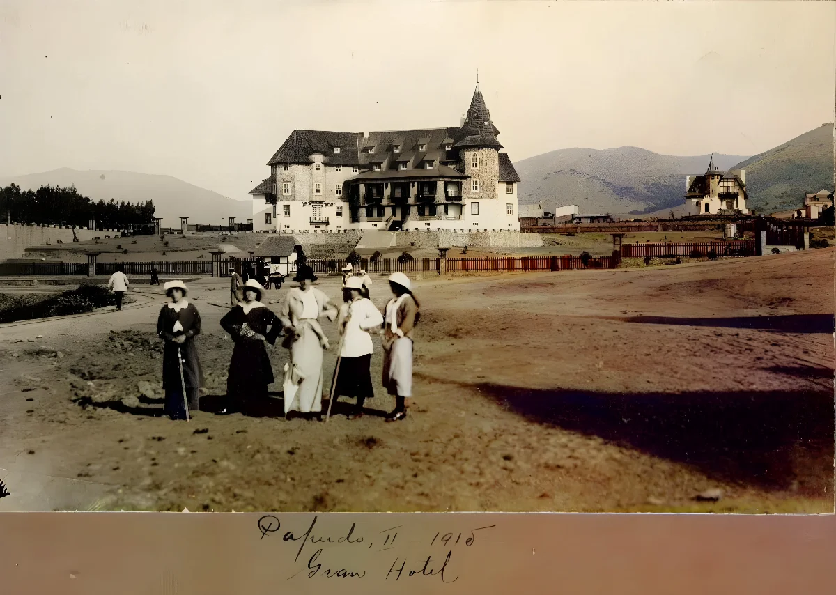 Gran hotel de Papudo en 1915 — Costanera de Papudo — 1915 | Chile de Ayer