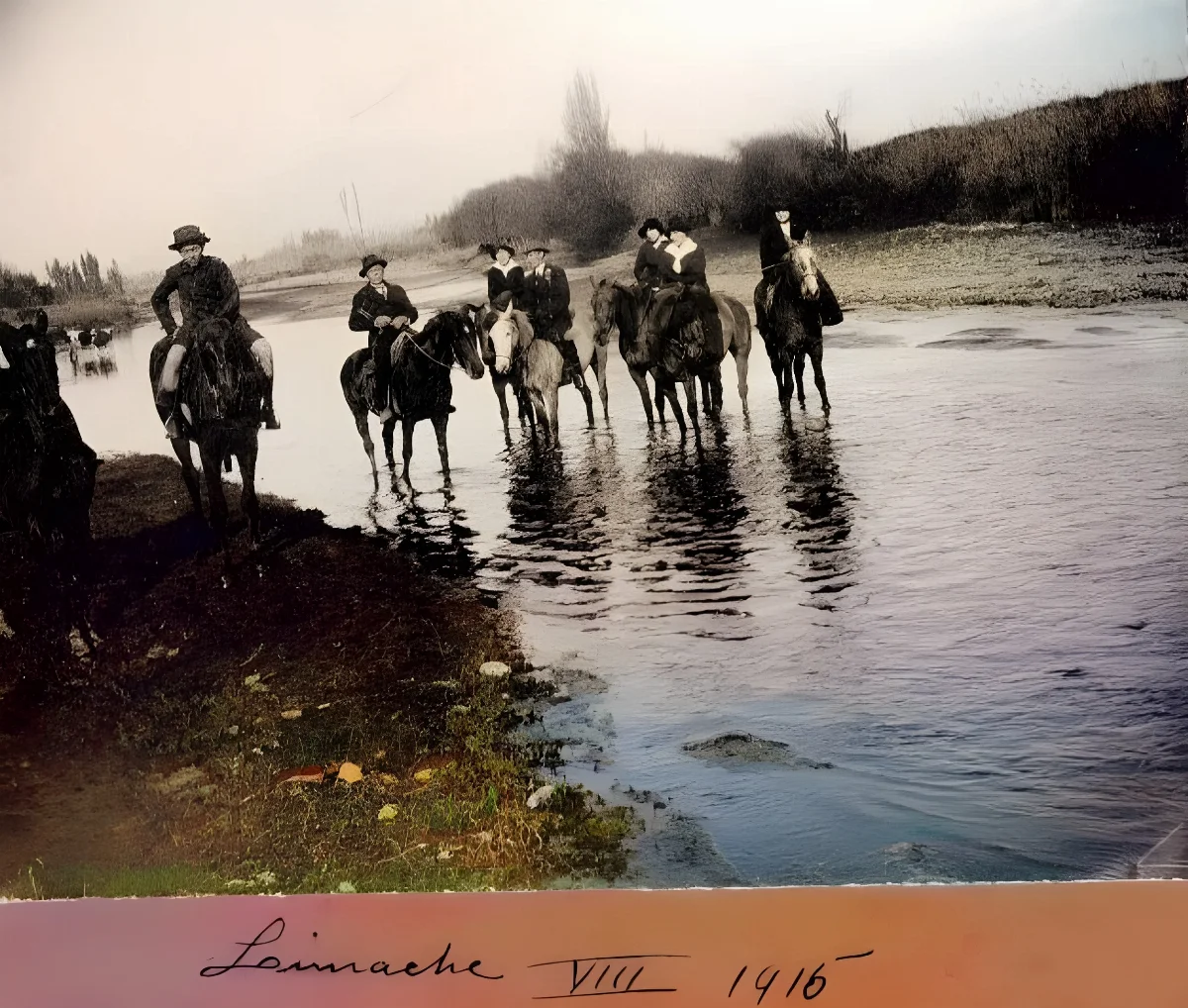 Otra del estero de Limache, 1915 — 1915 | Chile de Ayer