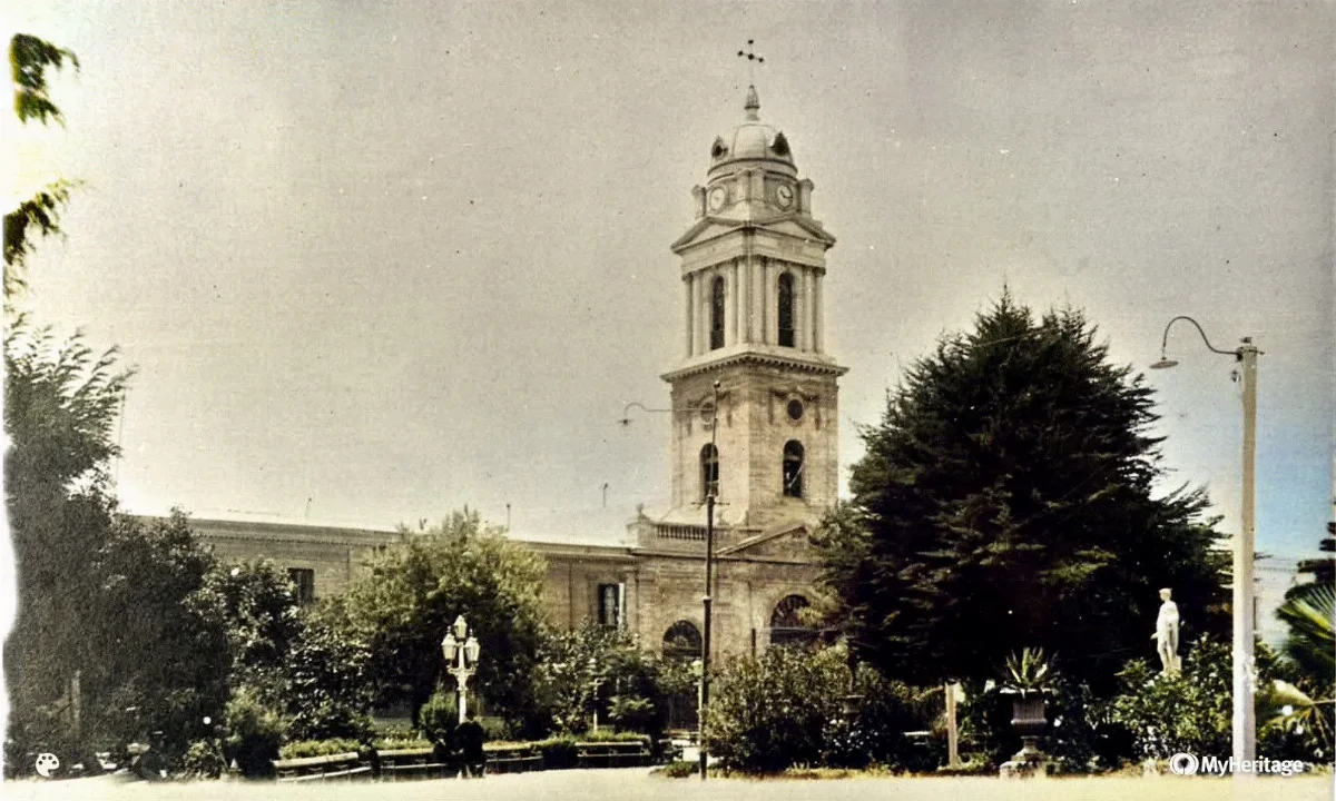 Plaza de Armas de La Serena en 1915 — Plaza de Armas de La Serena — 1915 | Chile de Ayer