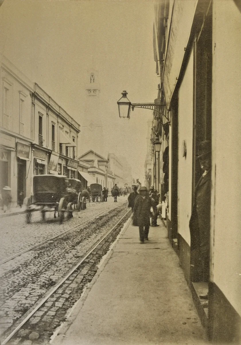 Calle Puente de Santiago, 1888 — Calle Puente — 1888 | Chile de Ayer