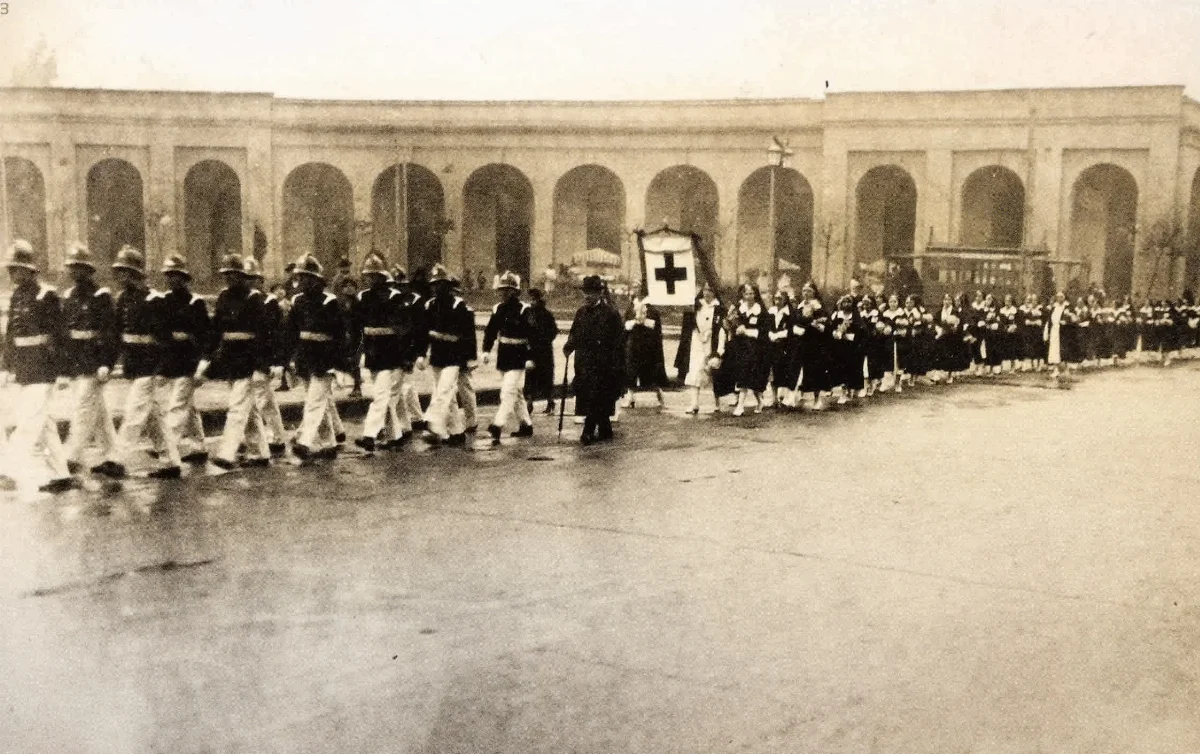 Funeral de Manuel Torres Boonen, 1931 — Cementerio General de Santiago — 1931 | Chile de Ayer