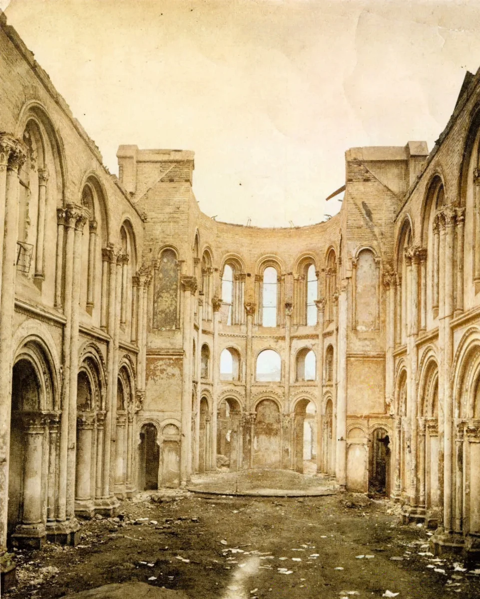 Incendio Colegio Padres Franceses 1920 — Colegio de los Sagrados Corazones de la Alameda — 1920 | Chile de Ayer