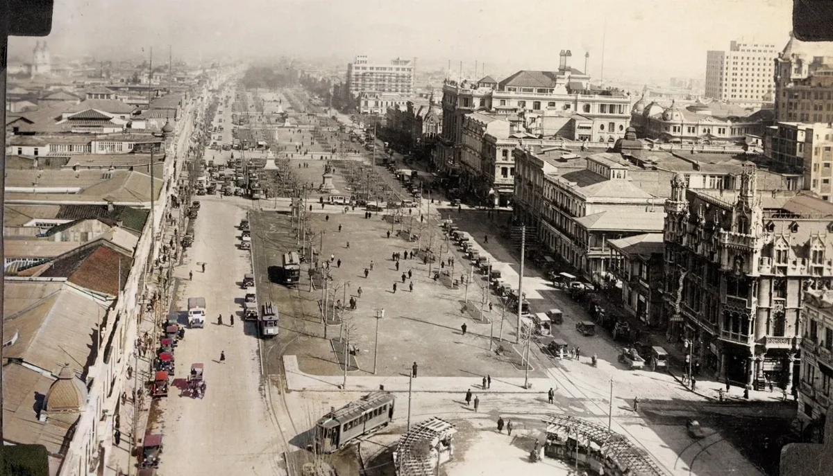 Santiago Centro, 1931 — Alameda de las Delicias — 1931 | Chile de Ayer