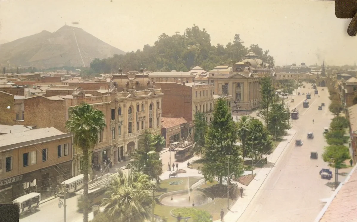 Santiago de Chile. 1931 — Cerro Santa Lucía — 1931 | Chile de Ayer