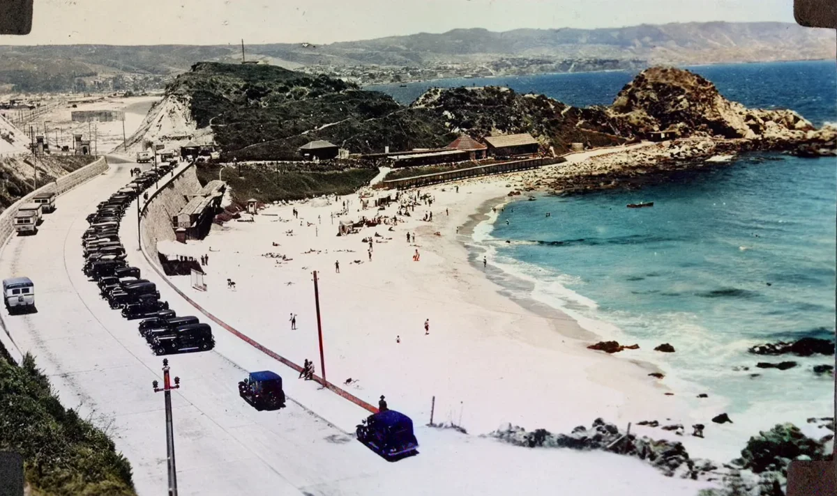Playa las Salinas en 1931 — Playa Las Salinas — 1931 | Chile de Ayer