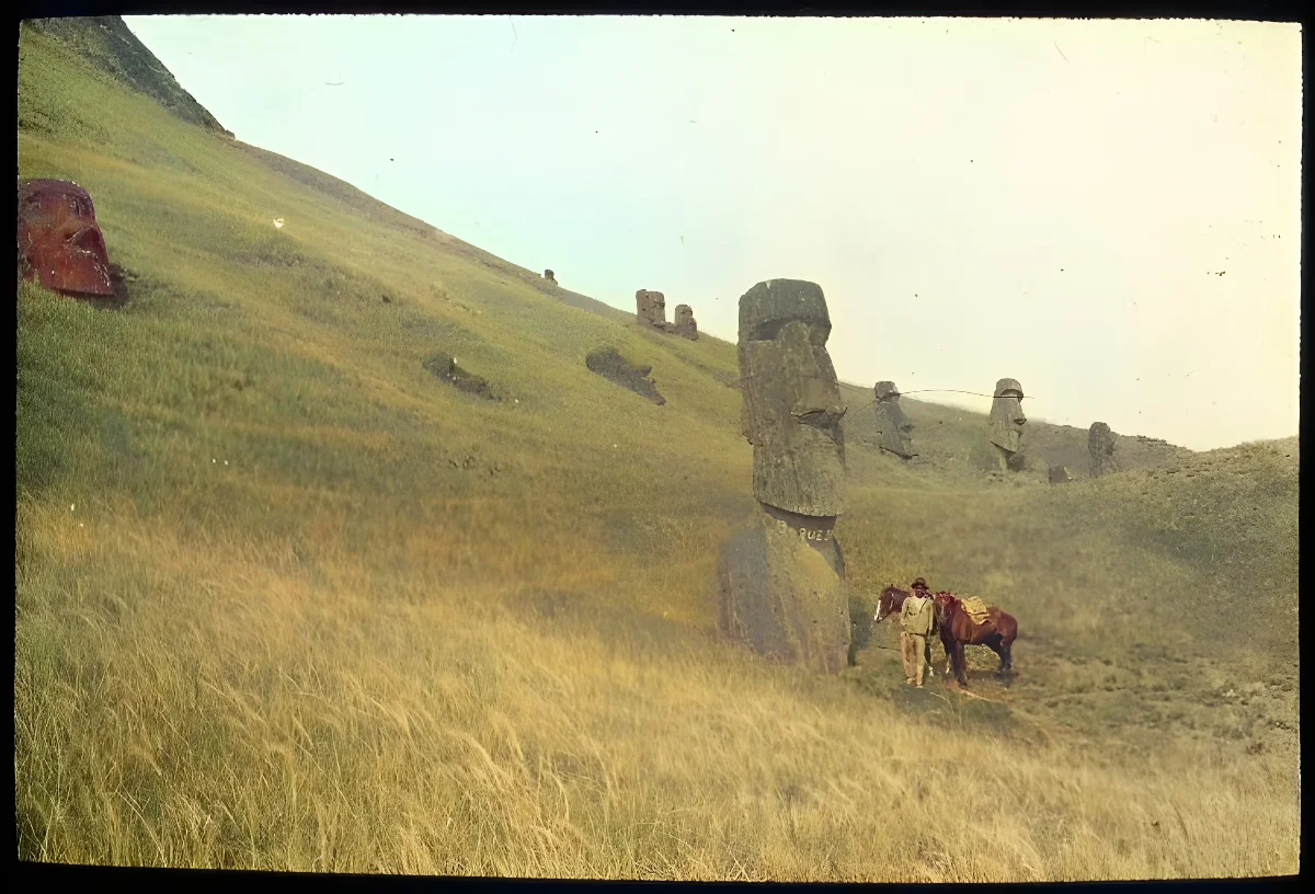 Oc,G.T.1457, Mana Expedition to Easter Island, British Museum — Isla de Pascua — 1914 | Chile de Ayer