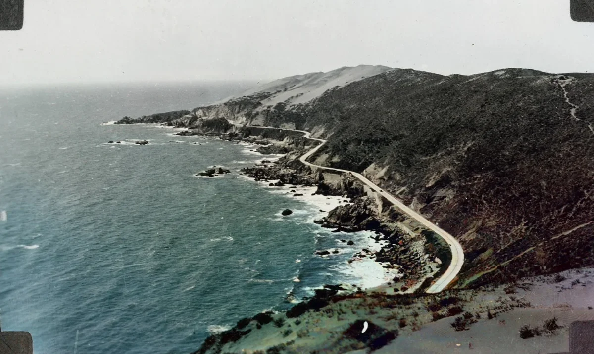 Camino Costero hacia Concón en 1936 — Dunas de Concón — 1936 | Chile de Ayer