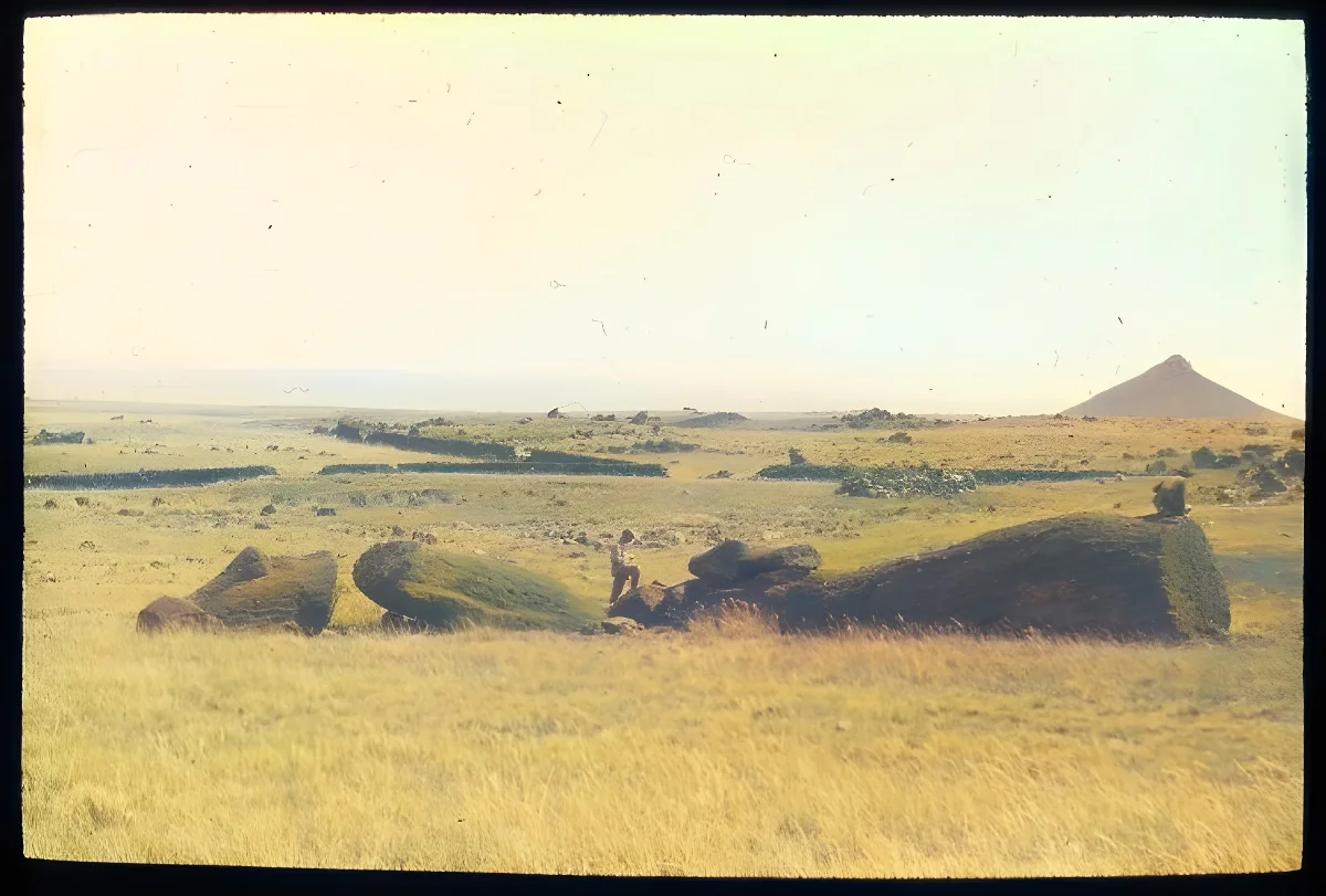 Oc,G.T.1458, Mana Expedition to Easter Island, British Museum — Isla de Pascua — 1914 | Chile de Ayer