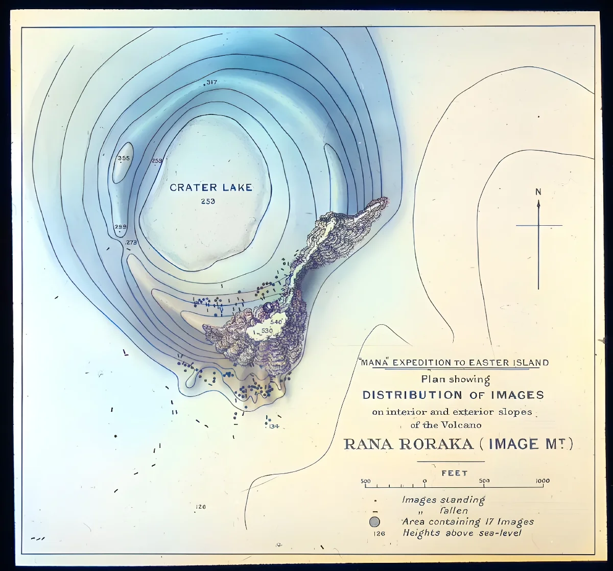 Oc,G.T.1459, Mana Expedition to Easter Island, British Museum — Isla de Pascua — 1914 | Chile de Ayer
