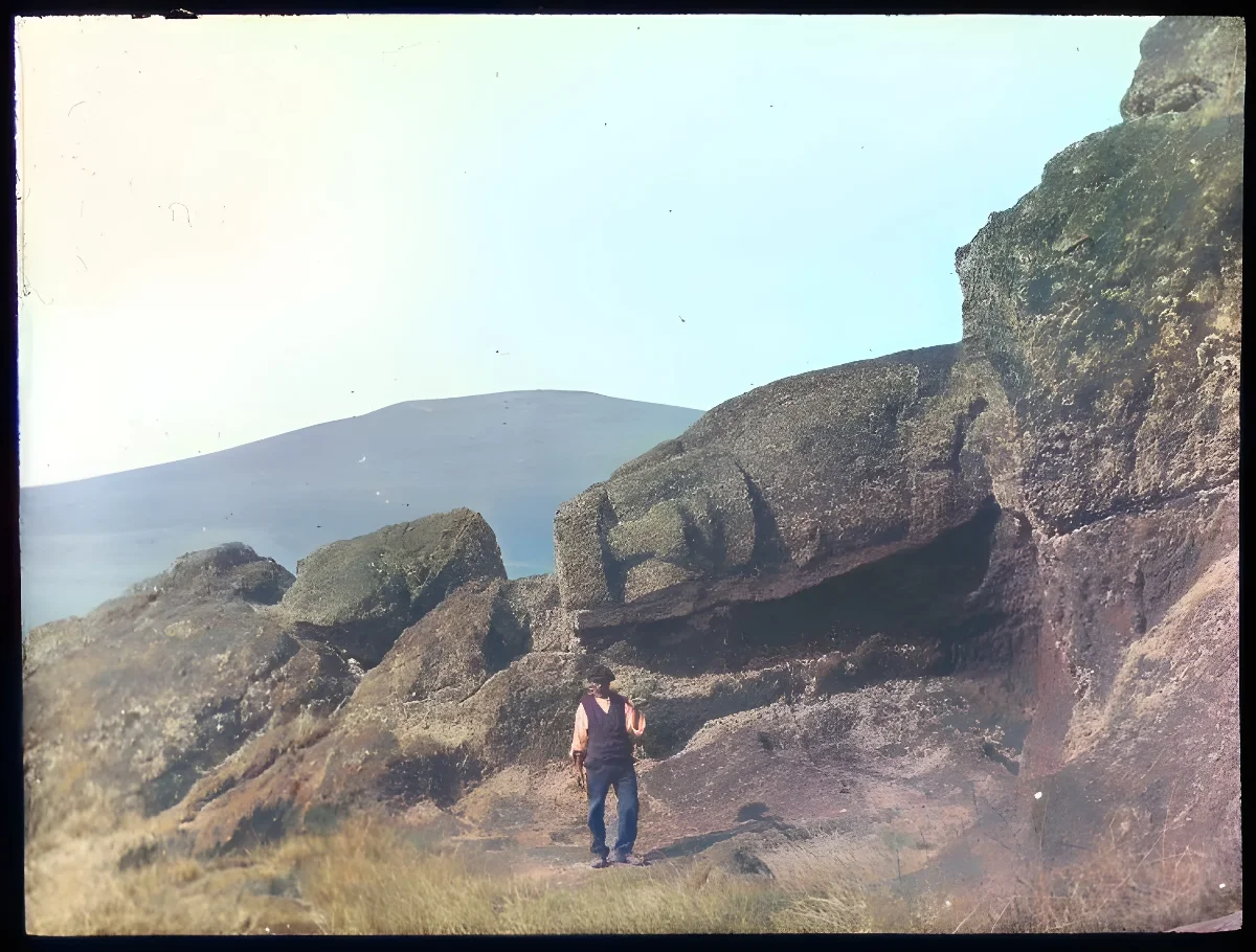 Oc,G.T.1461, Mana Expedition to Easter Island, British Museum — Isla de Pascua — 1914 | Chile de Ayer