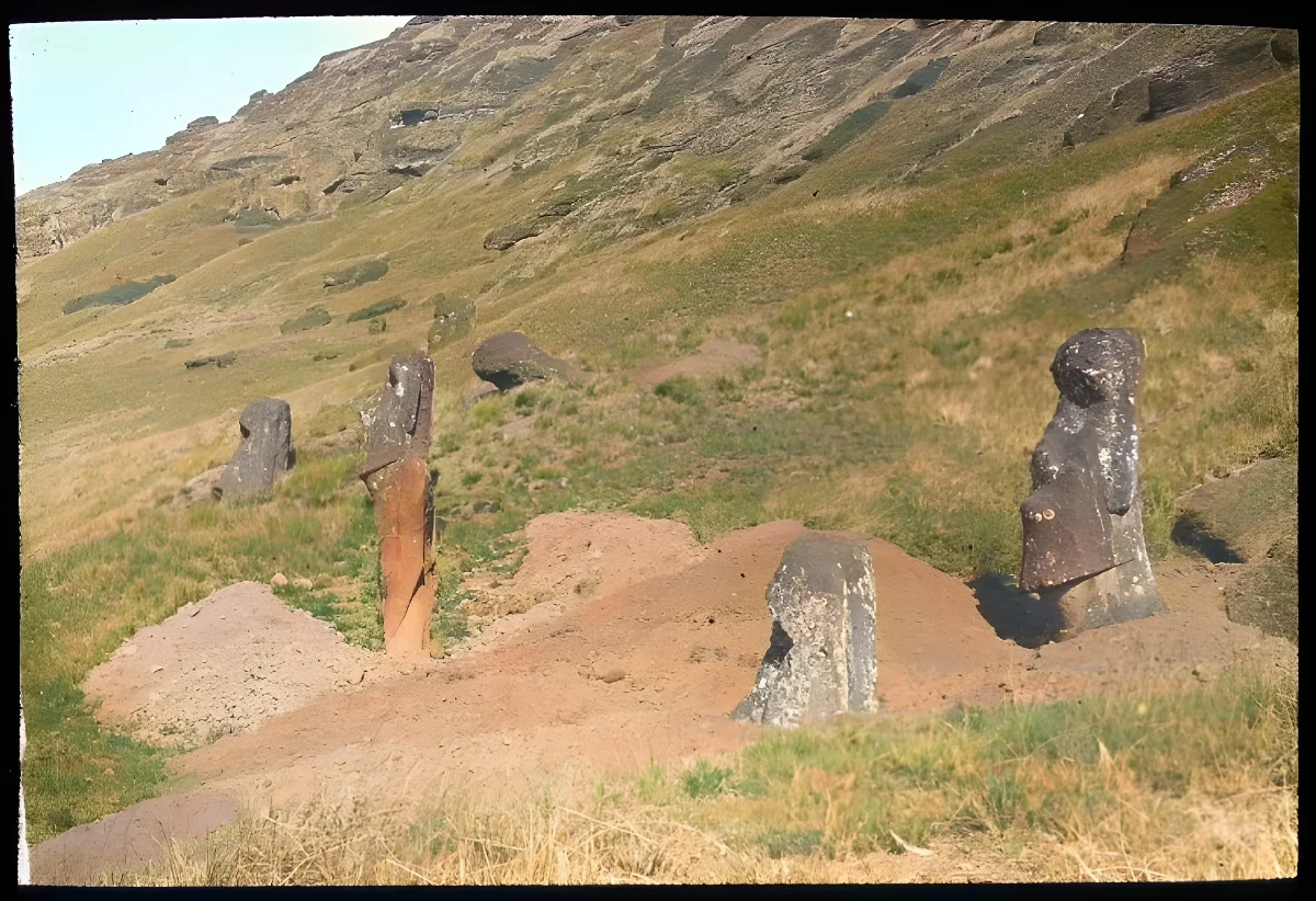 Oc,G.T.1470, Mana Expedition to Easter Island, British Museum — Isla de Pascua — 1914 | Chile de Ayer