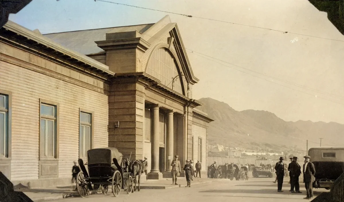 Antofagasta 1926 — Estación Ferrocarril Salitrero — 1925 | Chile de Ayer