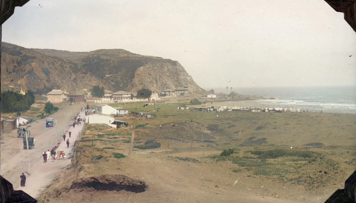 Constitución en 1925 — Playa de Constitución — 1925 | Chile de Ayer
