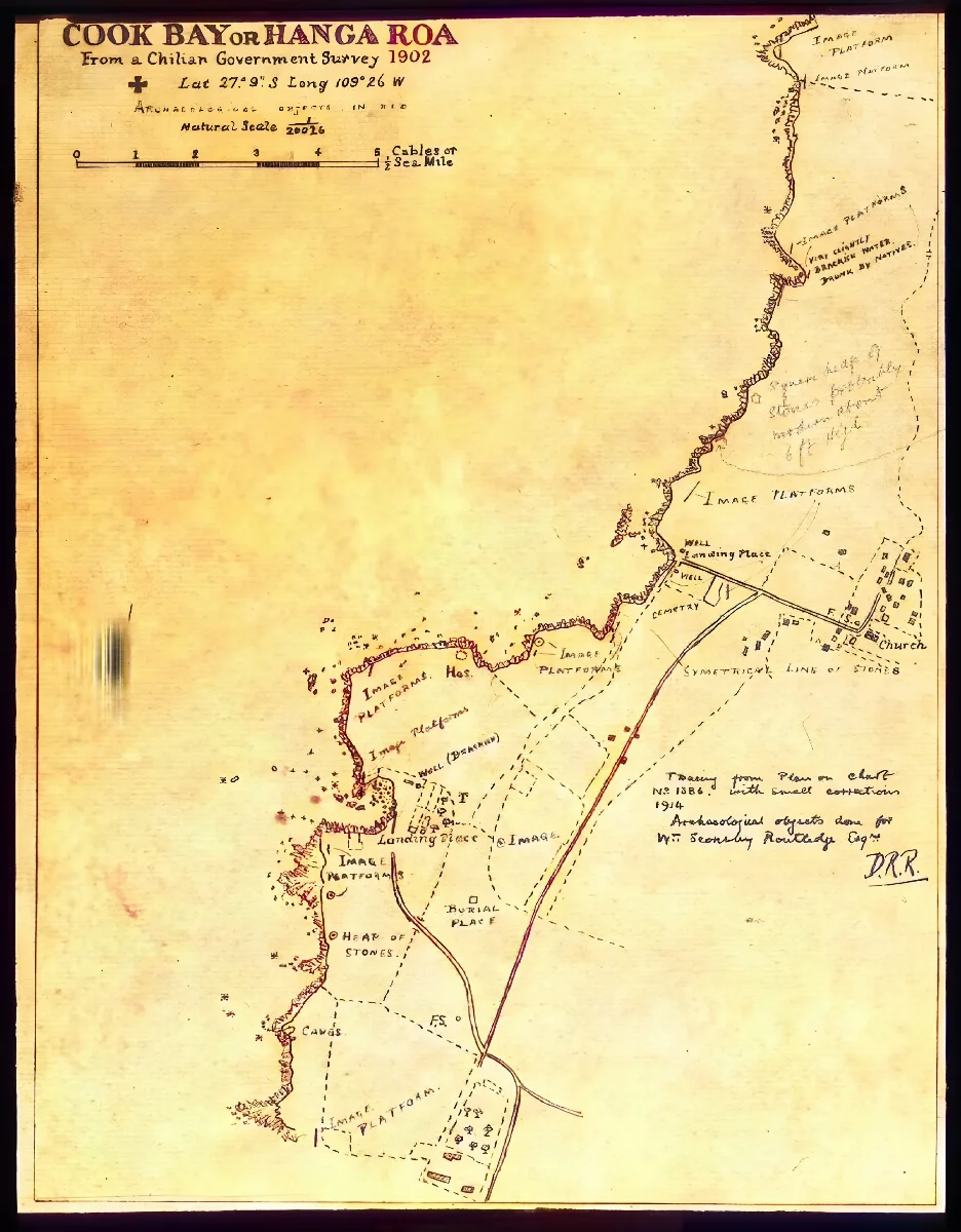 Oc,G.T.1564, Mana Expedition to Easter Island, British Museum — Isla de Pascua — 1902 | Chile de Ayer