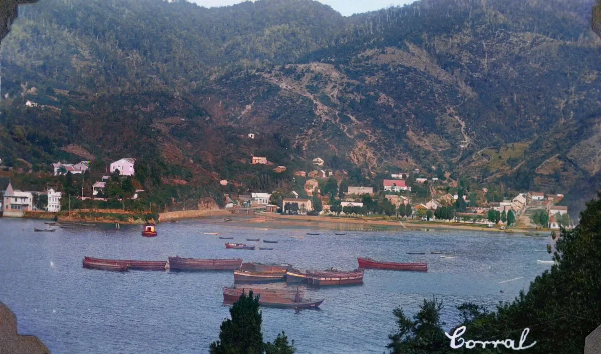 Corral 1926 — Bahía de Corral — 1926 | Chile de Ayer
