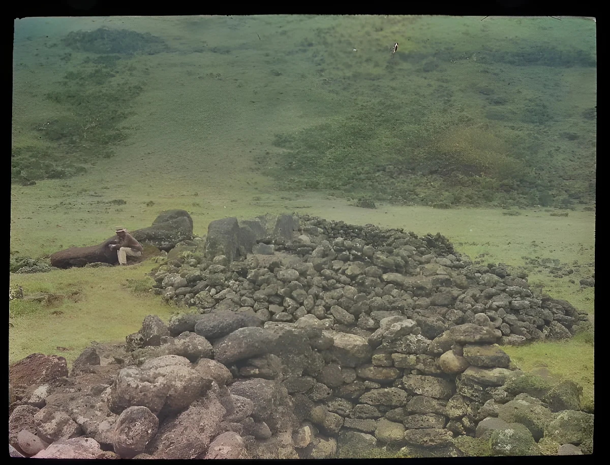 Oc,G.T.1621, Mana Expedition to Easter Island, British Museum — Isla de Pascua — 1914 | Chile de Ayer