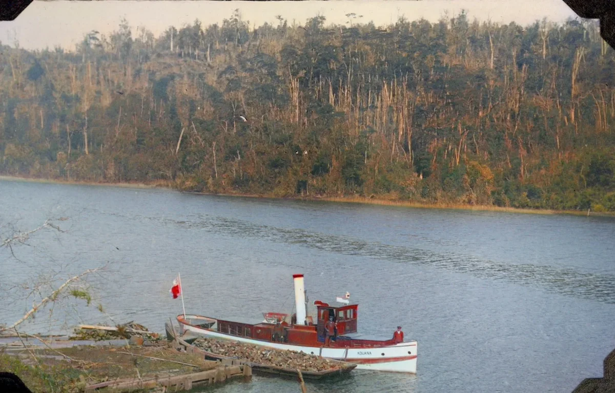 Valdivia 1926 — Río Valdivia — 1926 | Chile de Ayer