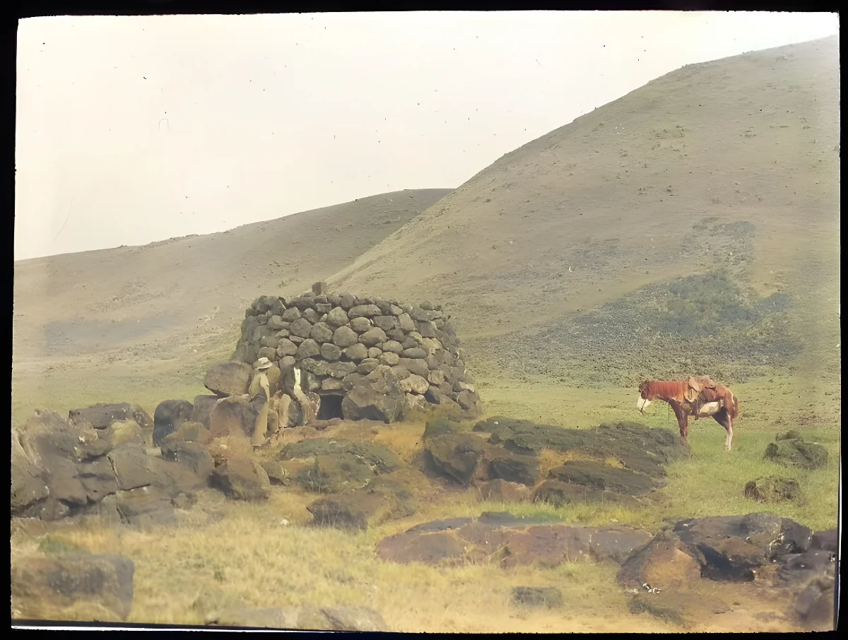 Oc,G.T.1634, Mana Expedition to Easter Island, British Museum — Isla de Pascua — 1914 | Chile de Ayer