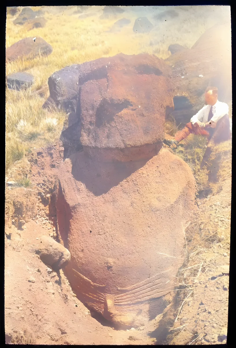 Oc,G.T.1699, Mana Expedition to Easter Island, British Museum — Isla de Pascua — 1914 | Chile de Ayer