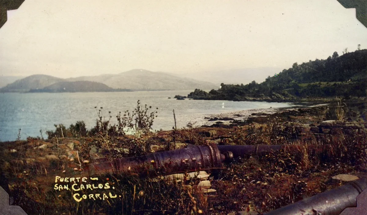Corral en 1926 — Fuerte San Carlos — 1926 | Chile de Ayer