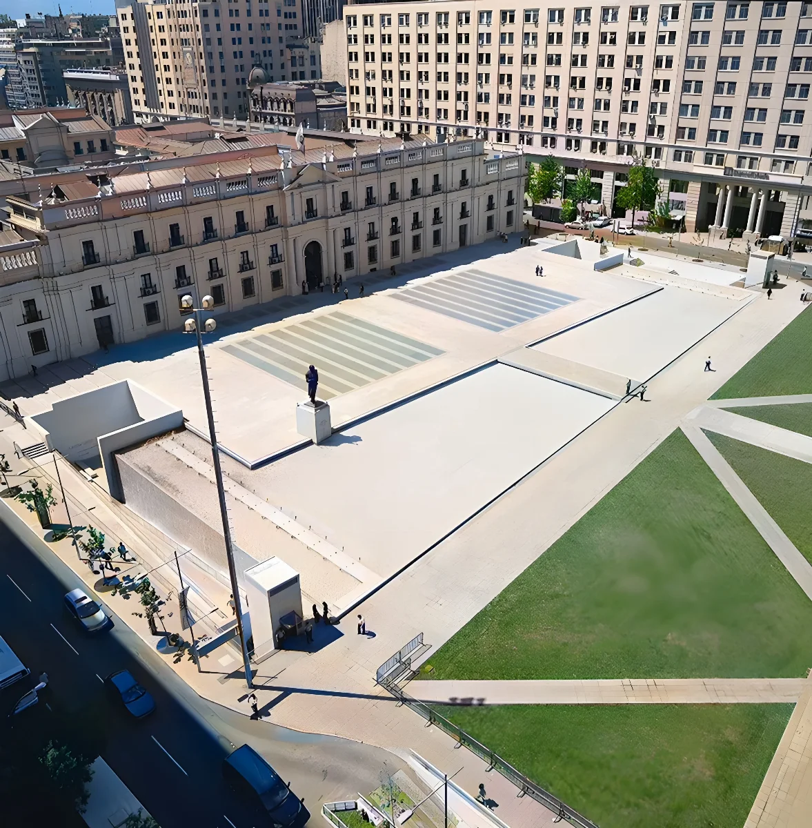 Plaza de la ciudadanía, 2005 — Plaza Bulnes — 2005 | Chile de Ayer