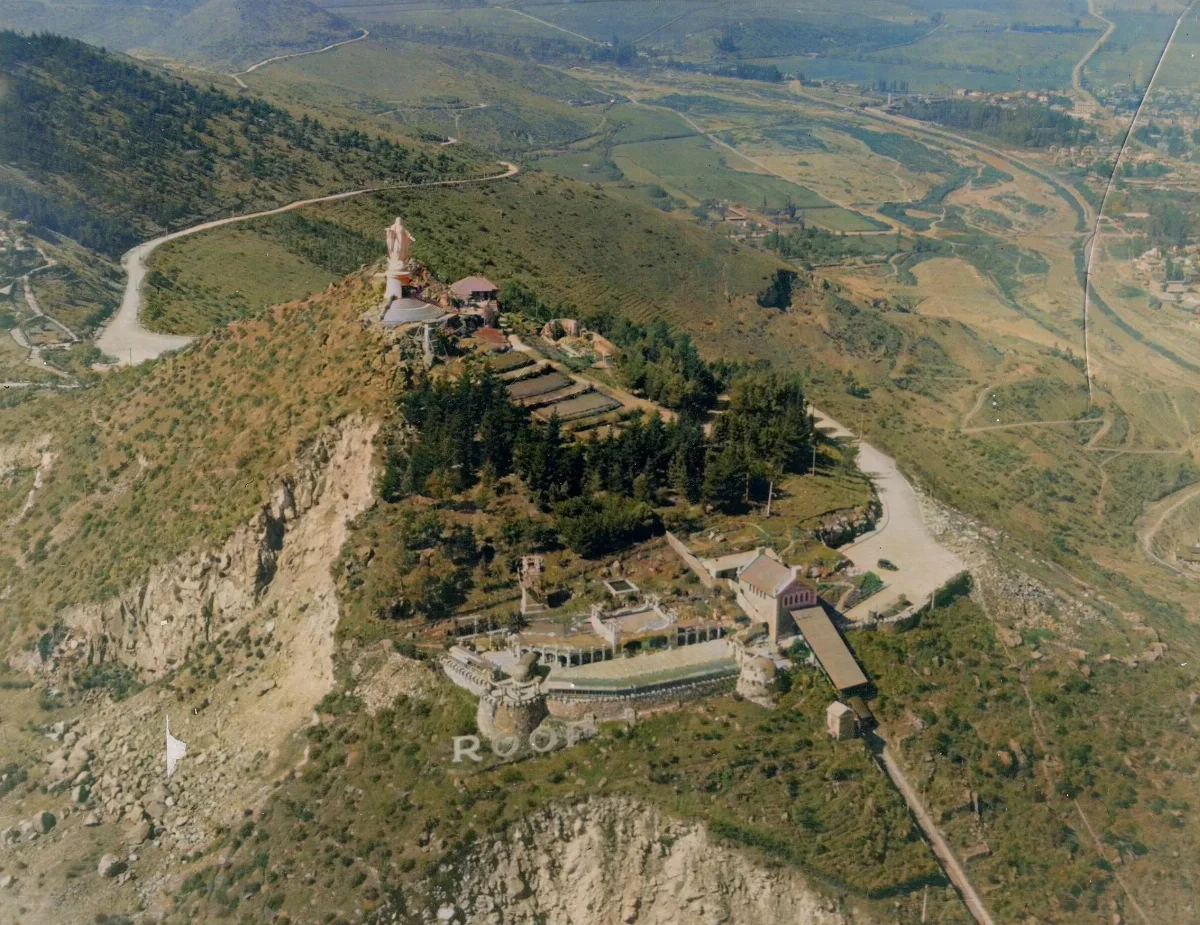 Cerro San Cristóbal C.a 1930 — Santuario de la Inmaculada Concepción — 1930 | Chile de Ayer