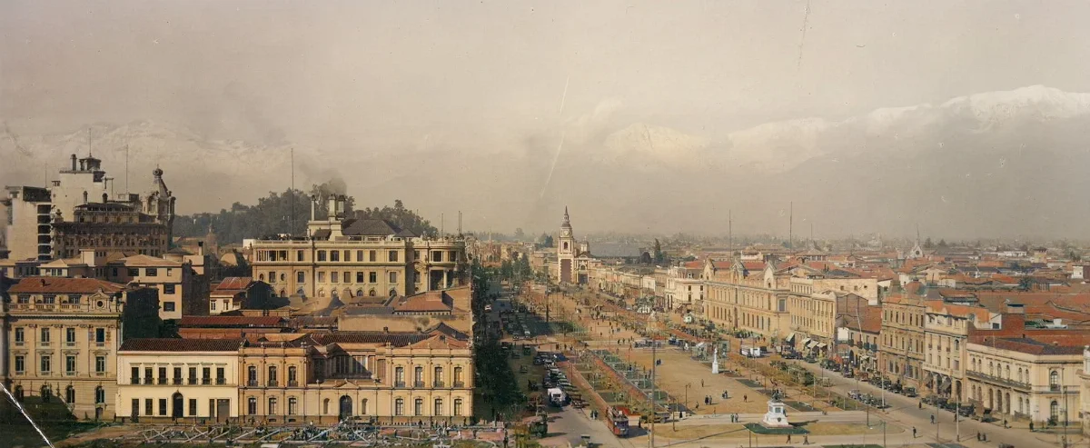 Santiago de Chile C.a 1930 — Alameda — 1930 | Chile de Ayer