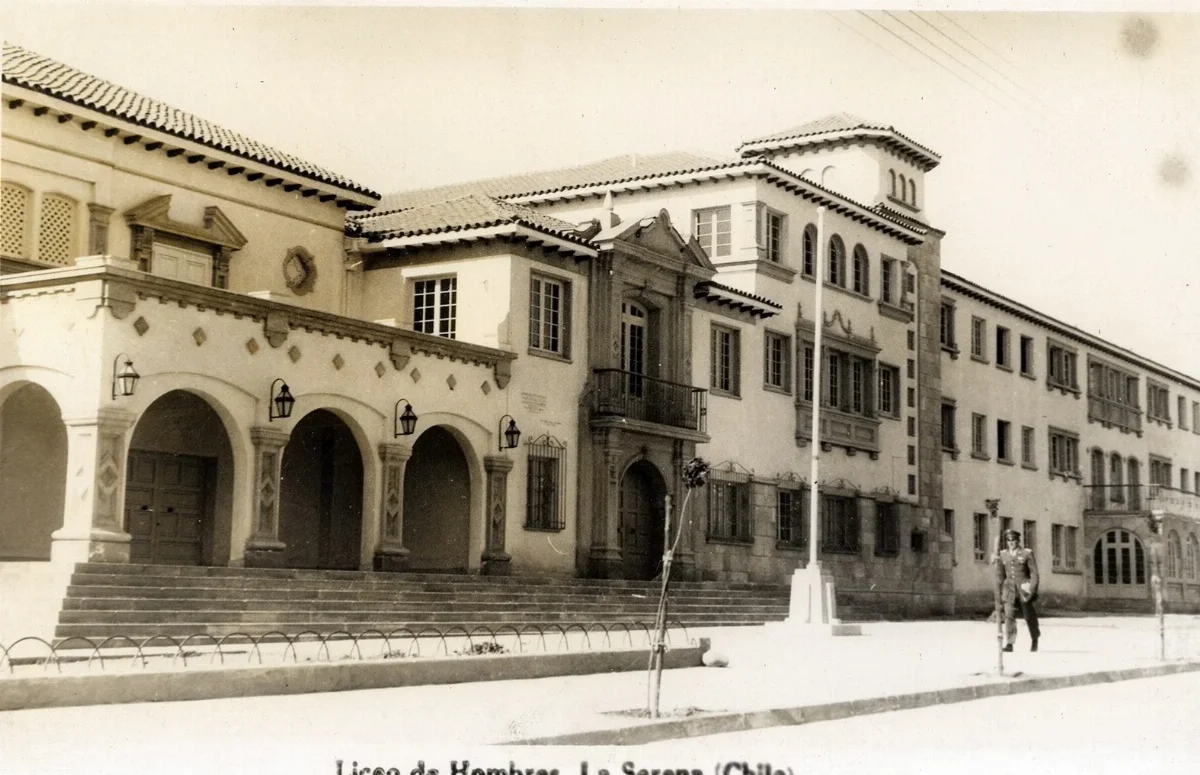 Liceo Hombres La Serena, C.a 1950 — Liceo Gregorio Cordovez — 1950 | Chile de Ayer