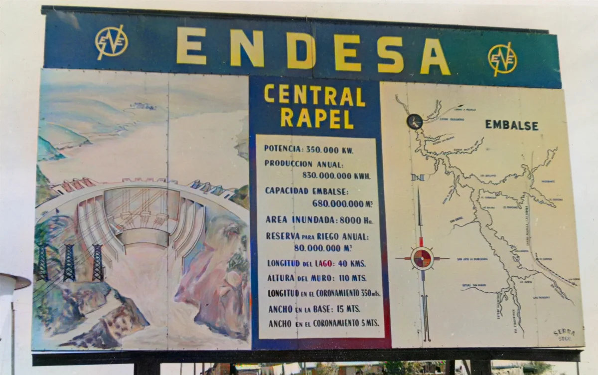 Central Rapel 1957 — Central Hidroeléctrica Rapel — 1957 | Chile de Ayer