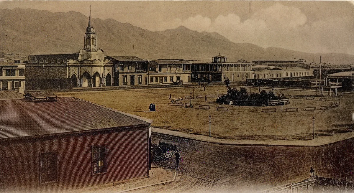 Plaza Antofagasta C.a 1910 — Plaza Colón — 1910 | Chile de Ayer